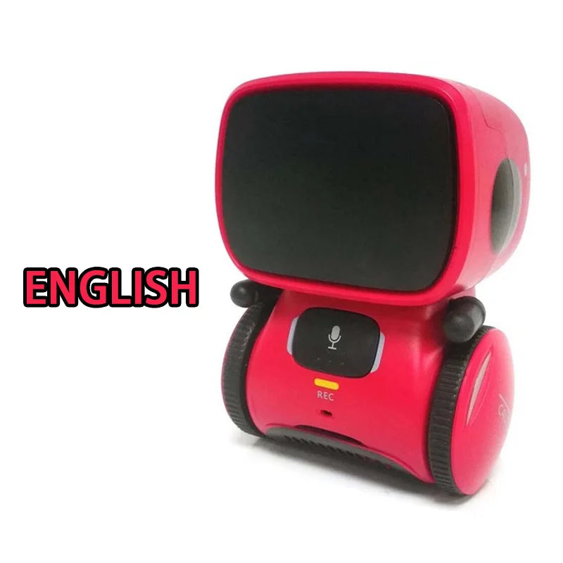 Toy Robot Intelligent Robots Russian & English & Spanish Version Voice & Touch control.