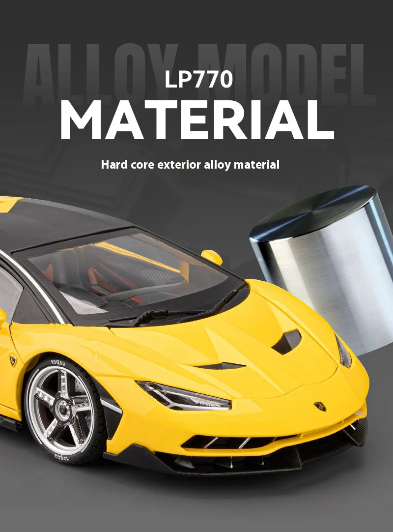 Lamborghini Vehicle Toy Models Boy Toys Car Model With Lights and Sound Effects Suitable for Indoor Ornaments