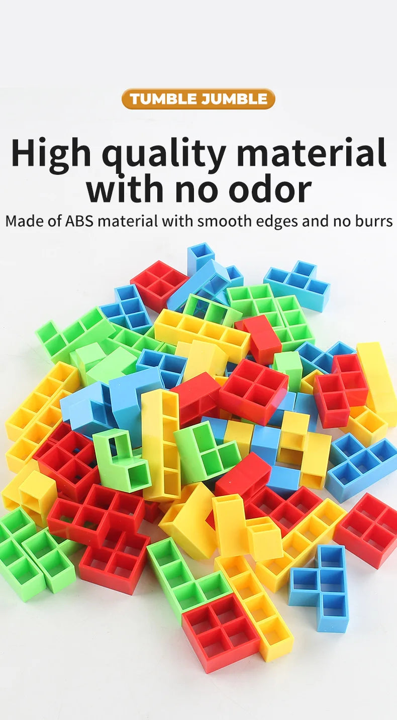 Balance Stacking Board Games Buliding Blocks Adults Kids Tower Block Bricks Toys For Boys Girls Puzzle.