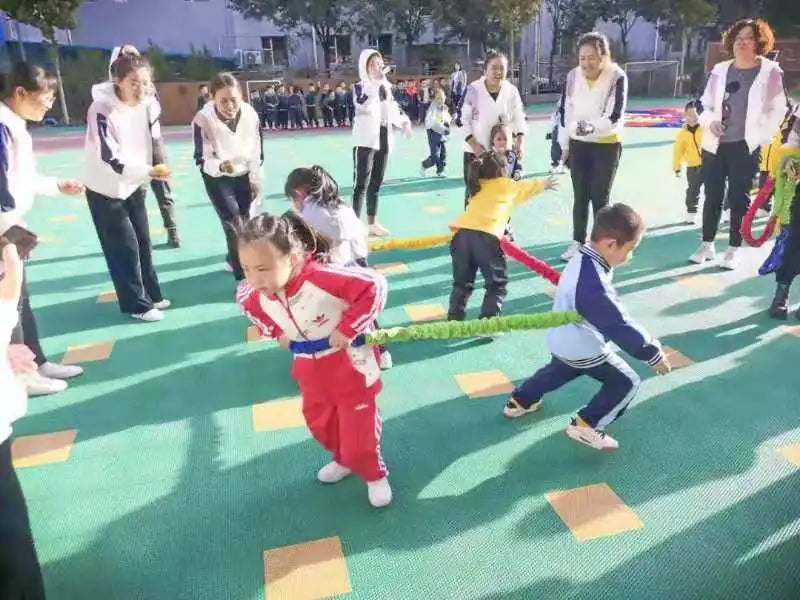 Outdoor Games Team Building Develop Sport Entertainment Toys Children Elasticity Rope Circle Running Push for Kids Sensory Rope