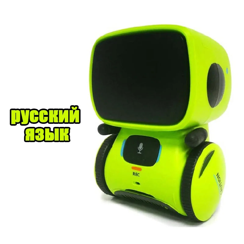 Toy Robot Intelligent Robots Russian & English & Spanish Version Voice & Touch control.
