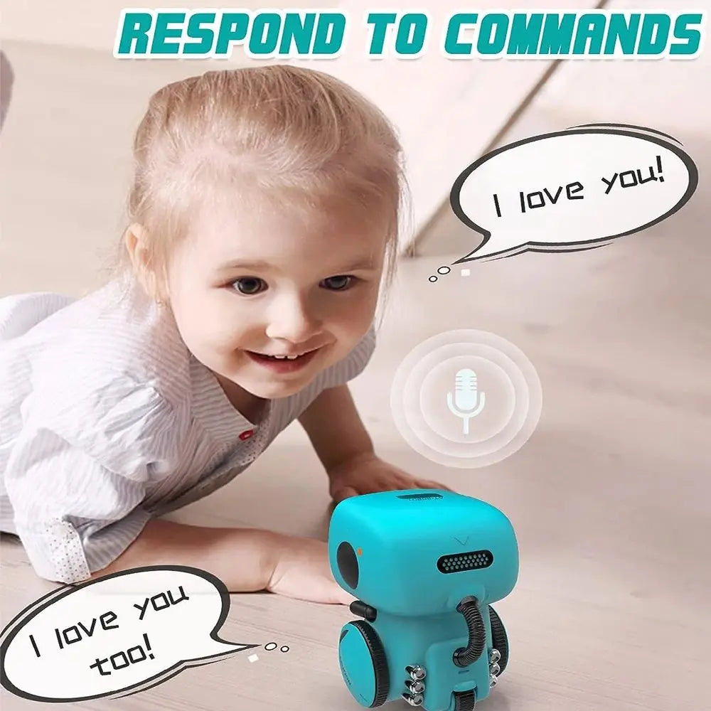 Toy Robot Intelligent Robots Russian & English & Spanish Version Voice & Touch control.