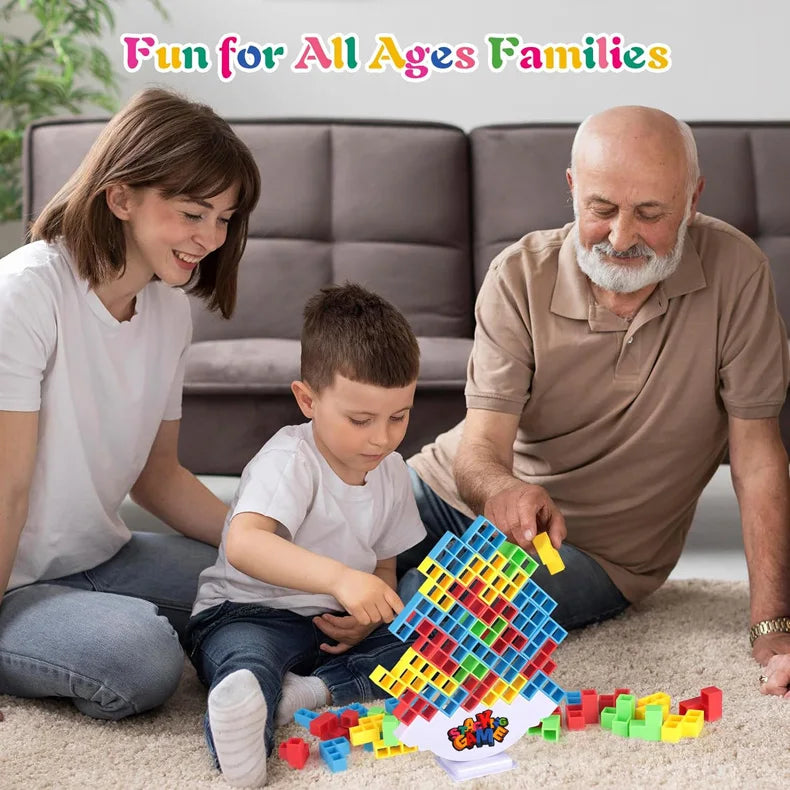 Balance Stacking Board Games Buliding Blocks Adults Kids Tower Block Bricks Toys For Boys Girls Puzzle.