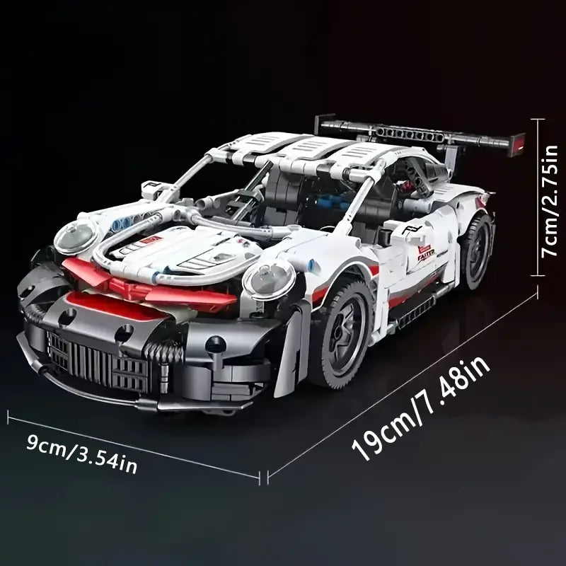 1250 Pieces, Creative Car Building Toys, Made of Abs Material,