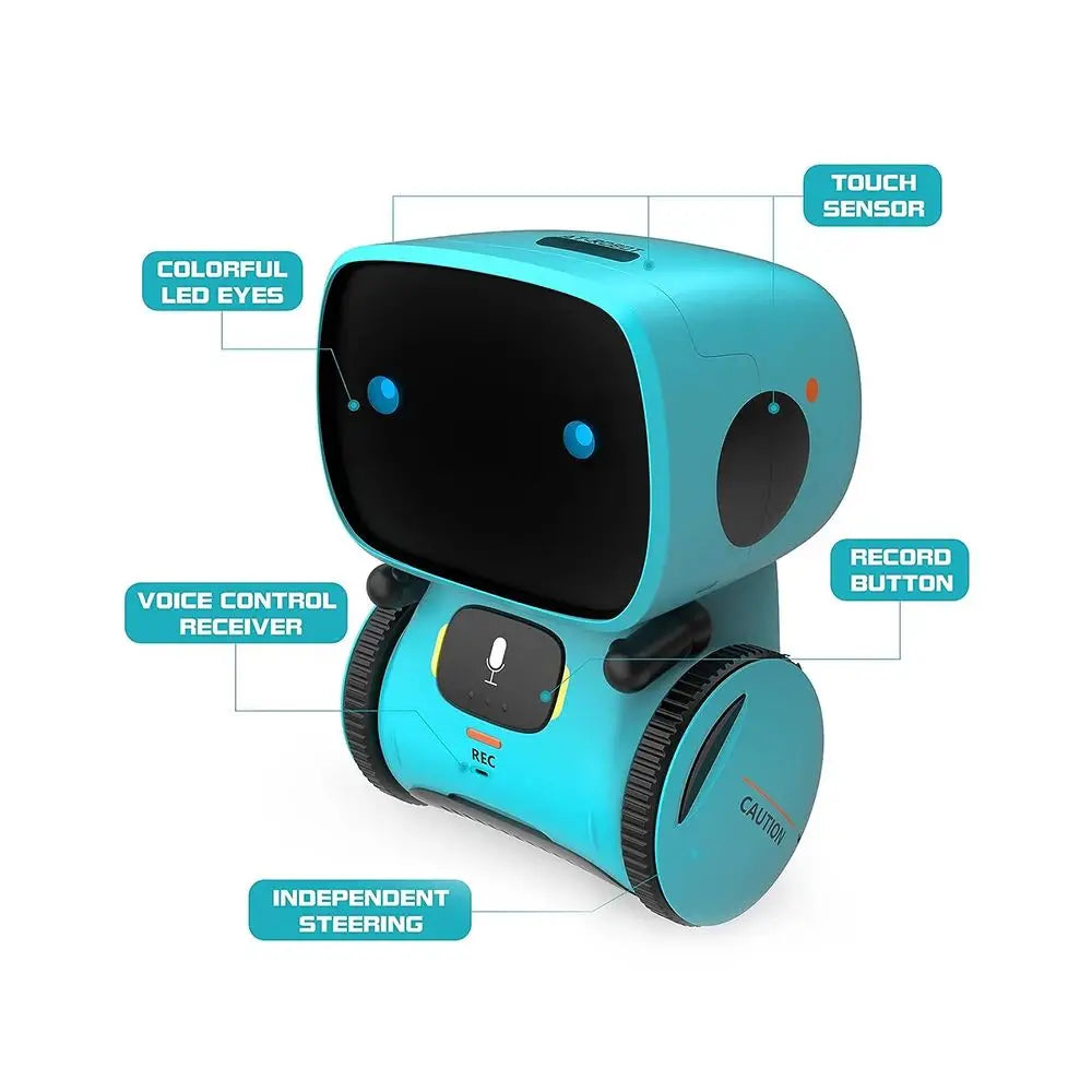 Toy Robot Intelligent Robots Russian & English & Spanish Version Voice & Touch control.