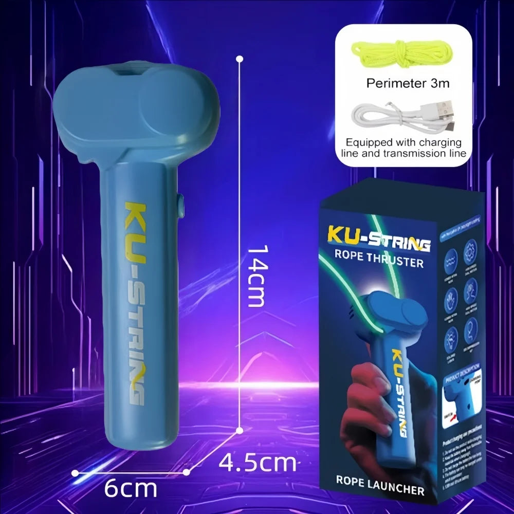 Glow-in-the-dark fun electric rope thruster children's outdoor new exotic decompression toys Creative toys for cats and pets