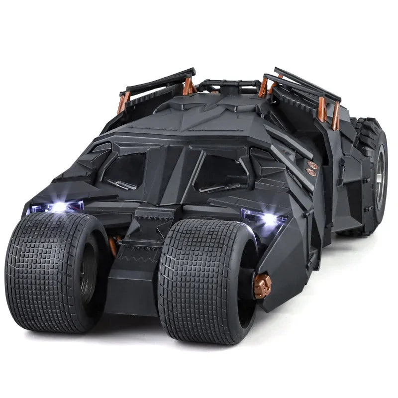 Batmobile Car Model Toy The Dark Knight Trilogy Sound Light Sliding Spray Alloy Vehicle Models Ornaments Gifts