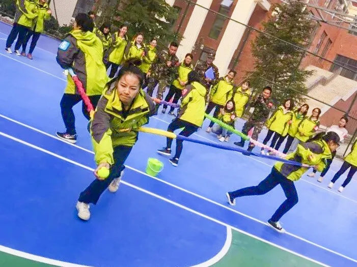 Outdoor Games Team Building Develop Sport Entertainment Toys Children Elasticity Rope Circle Running Push for Kids Sensory Rope