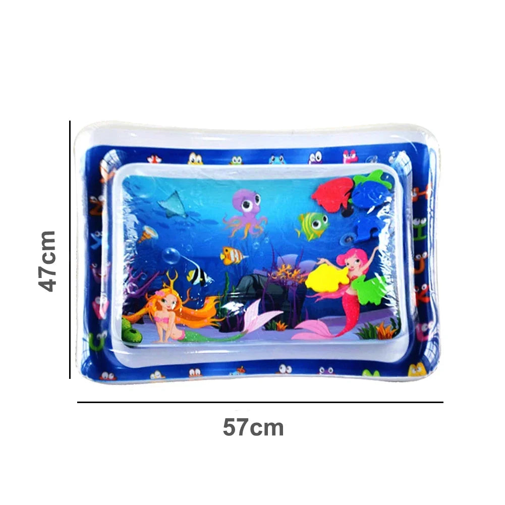Baby Water Play Mat Early Education Developing Activity Toys Inflatable Cushion PVC Infant Tummy Time Toddler Water Pad for Kids