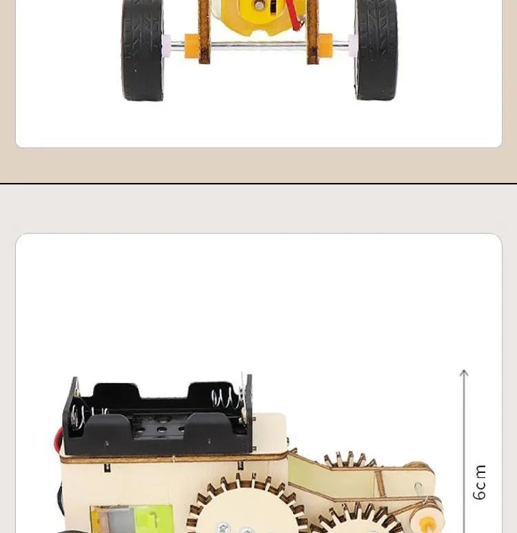 3D wooden DIY science toys, children's DIY assembly models by hand, educational science experiment toys and children's gifts