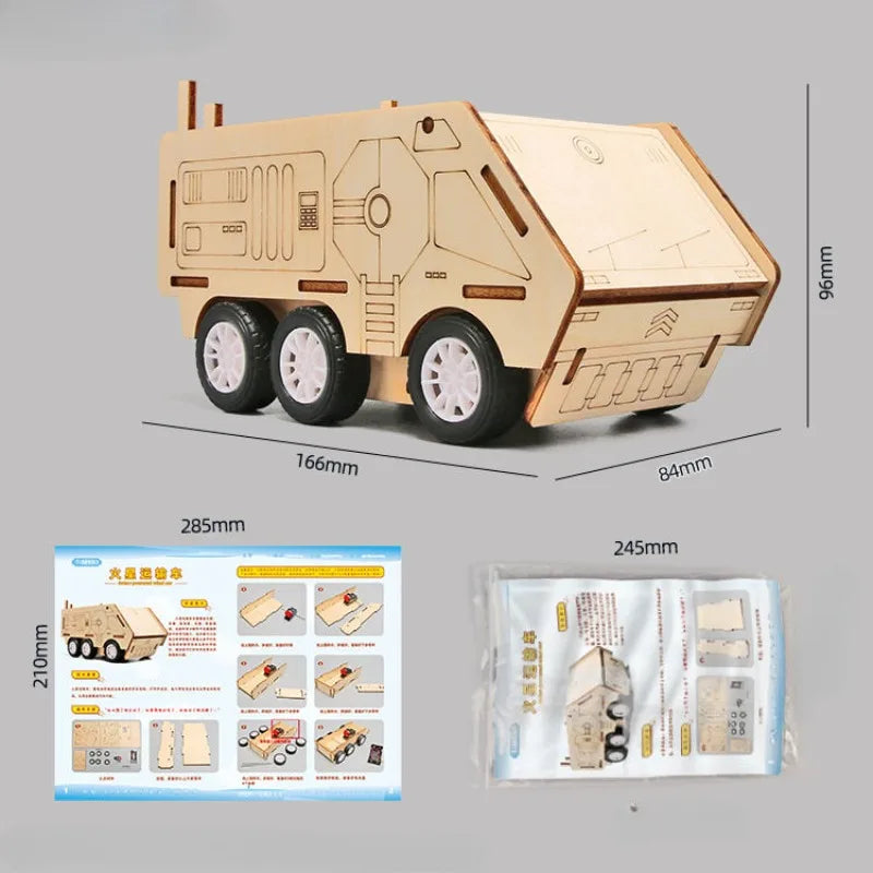 3D wooden DIY science toys, children's DIY assembly models by hand, educational science experiment toys and children's gifts