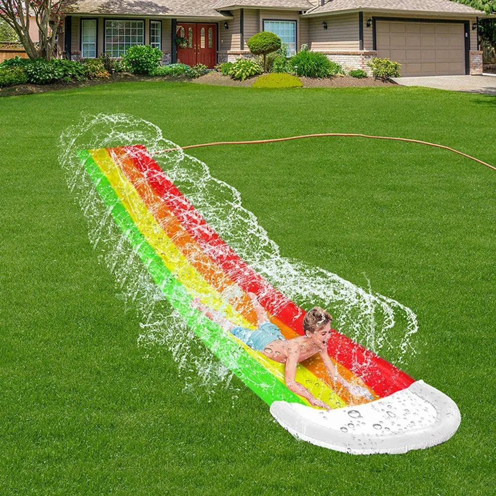 Games Center Backyard Children Adult Toys Inflatable Water Slide Pools Children Kids Summer Gifts Backyard Outdoor Water Toys