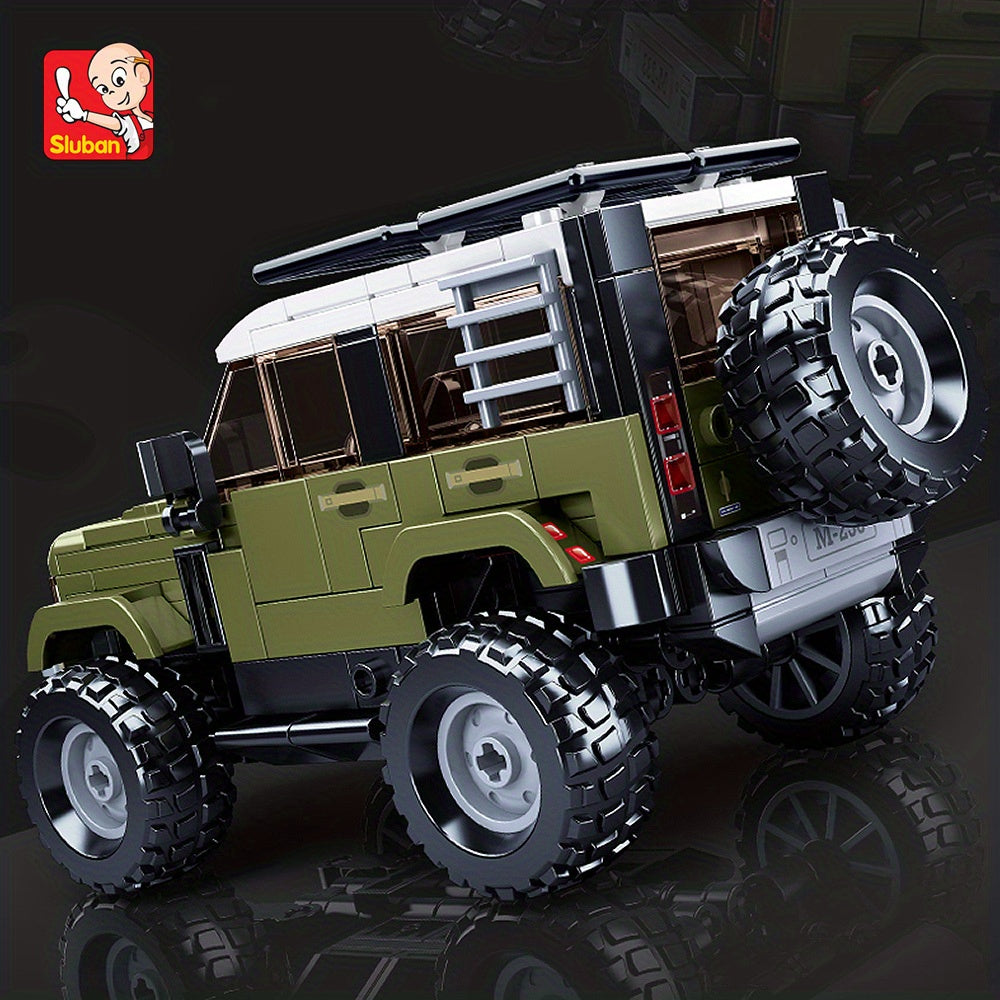 Car Model Building Block Toys, Sport Utility Vehicle Model Creative DIY Toy Assembled Building Blocks Kit, Gifts