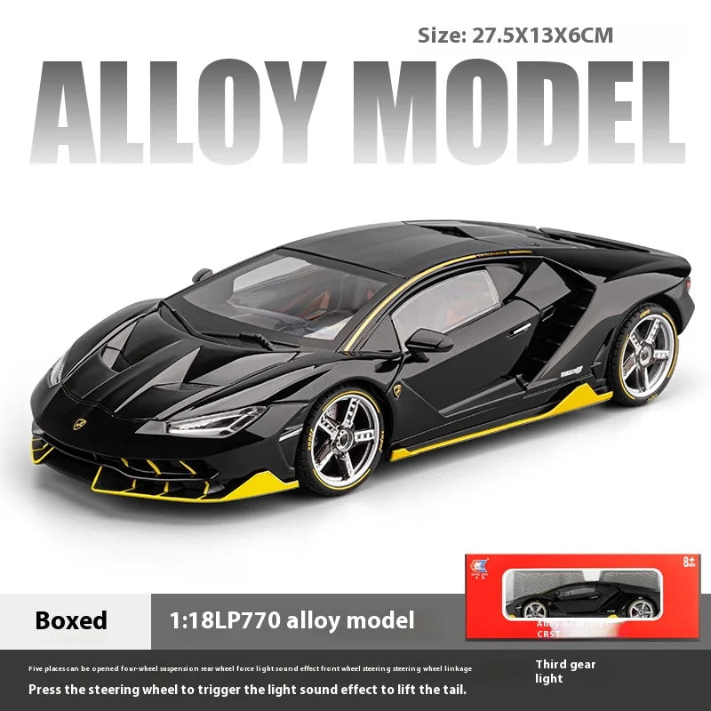 Lamborghini Vehicle Toy Models Boy Toys Car Model With Lights and Sound Effects Suitable for Indoor Ornaments