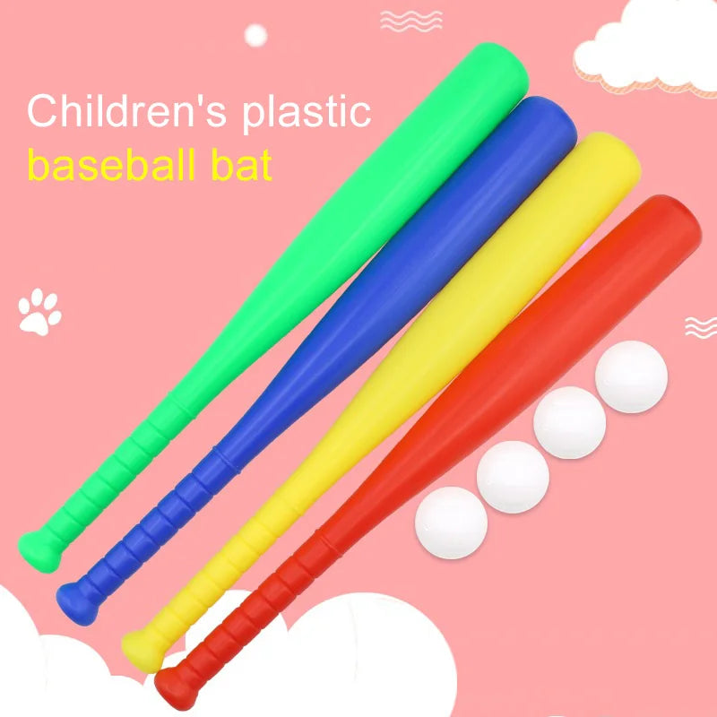 Baseball Toy Plastic Simulation Outdoors Sports Goods Leisure Toys Bodybuilding Parent Child Games Children Summer Gift TMZ