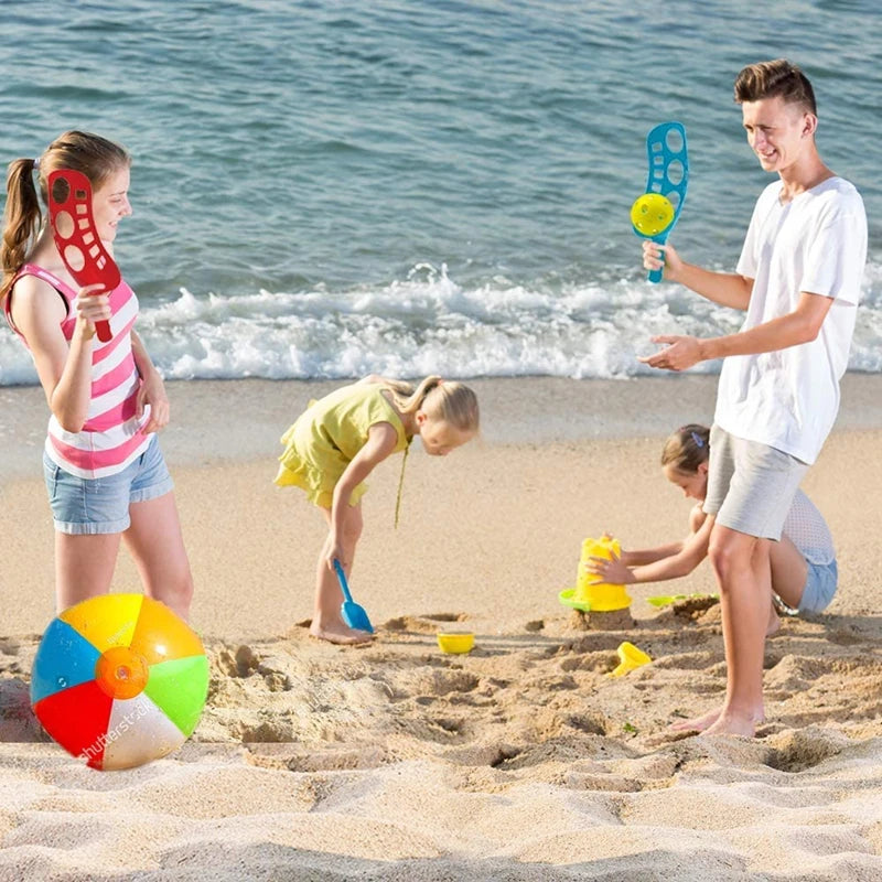 Kids Scoop Ball Toy Outdoor Sports Catch Balls Game Set Throw And Catch Parent-Child Interactive Toys Garden Toss Game