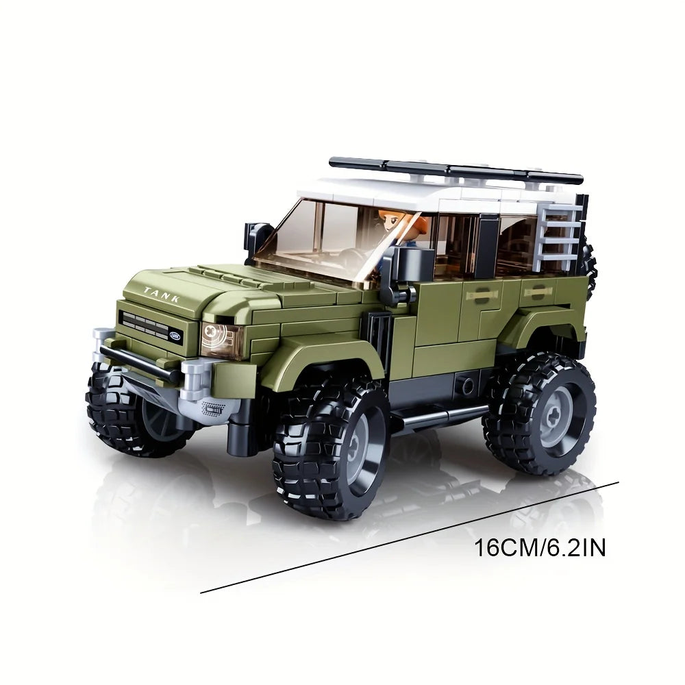 Car Model Building Block Toys, Sport Utility Vehicle Model Creative DIY Toy Assembled Building Blocks Kit, Gifts
